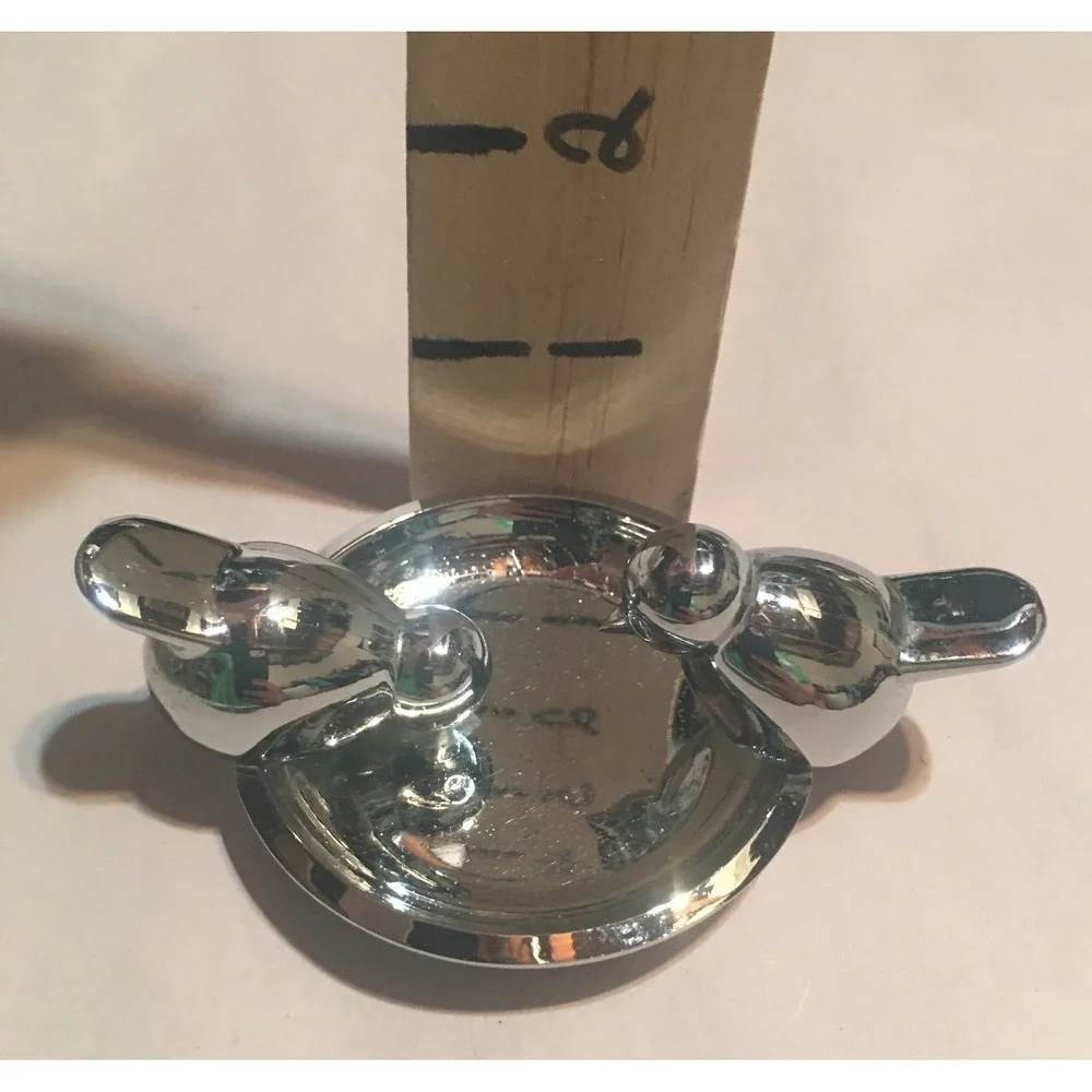 Umbra Birds Metal Chrome Trinket Dish Read‎ Description